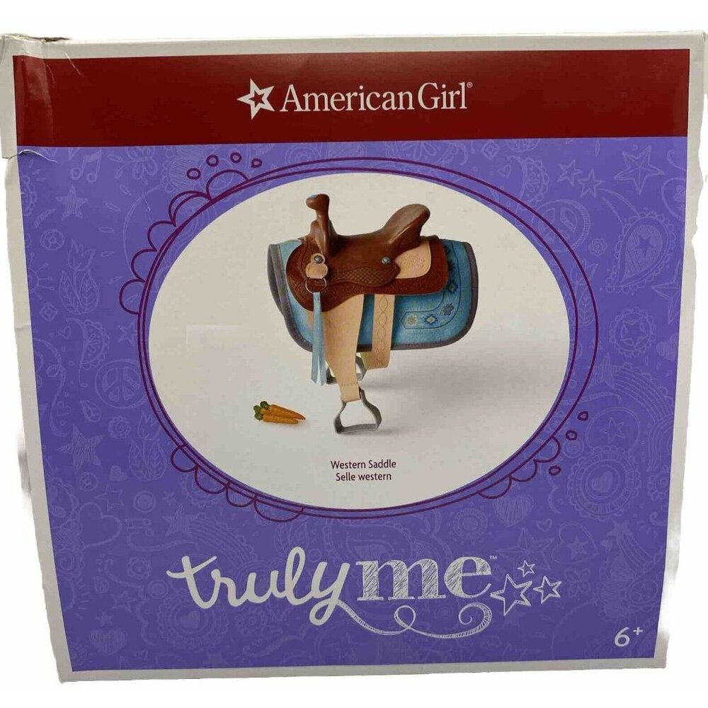 American Girl Western Saddle Doll Accessory Truly Me Horse Equestrian Pony Set